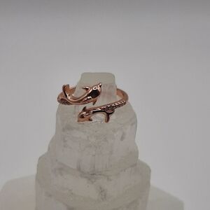 R739 Dolphin Ring Plated - Fragrant Jewels